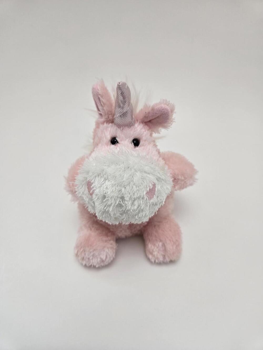 Russ Luvvies “Glenda” the Pink Unicorn Stuffed Animal Plush (4 inch)